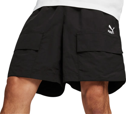 Puma Classic Mens Cargo Shorts - Black