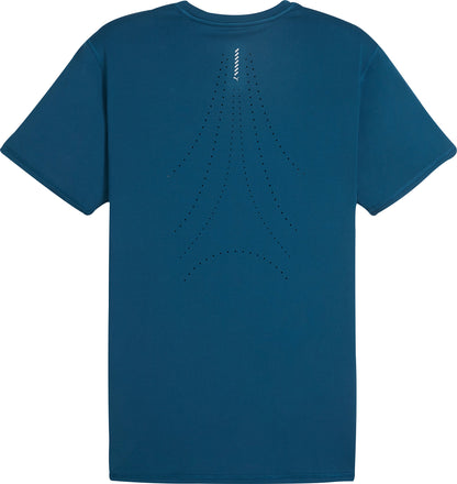Puma CloudSpun Short Sleeve Mens Running Top - Blue