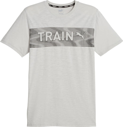 Puma Concept Graphic Short Sleeve Mens Training Top - Grey