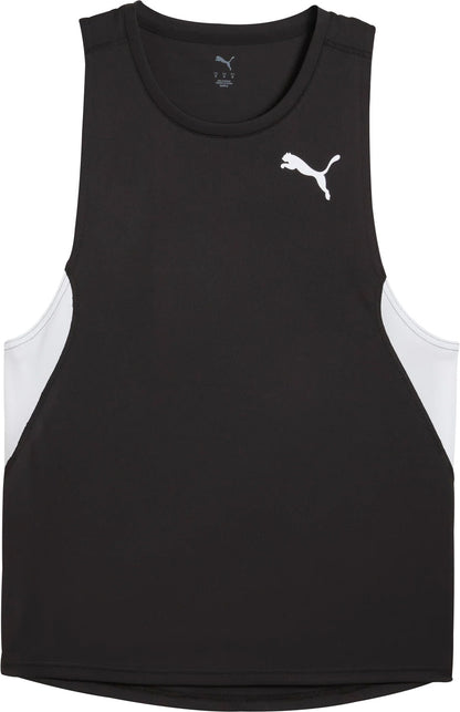 Puma Cross The Line 3 Mens Running Vest - Black