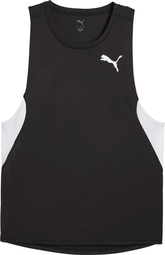 Puma Cross The Line 3 Mens Running Vest - Black