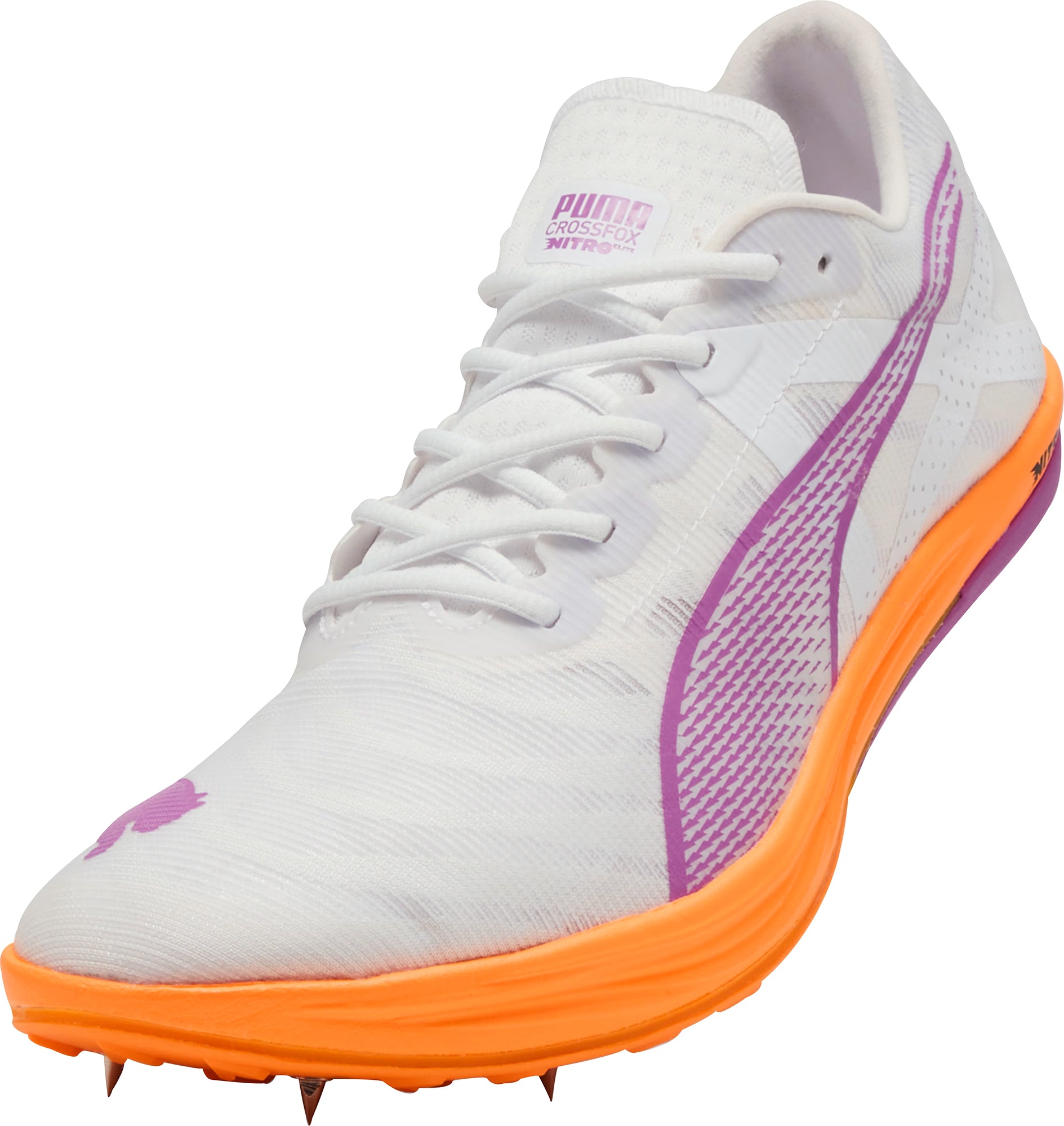 Puma Crossfox Nitro Elite Cross Country Running Spikes - White