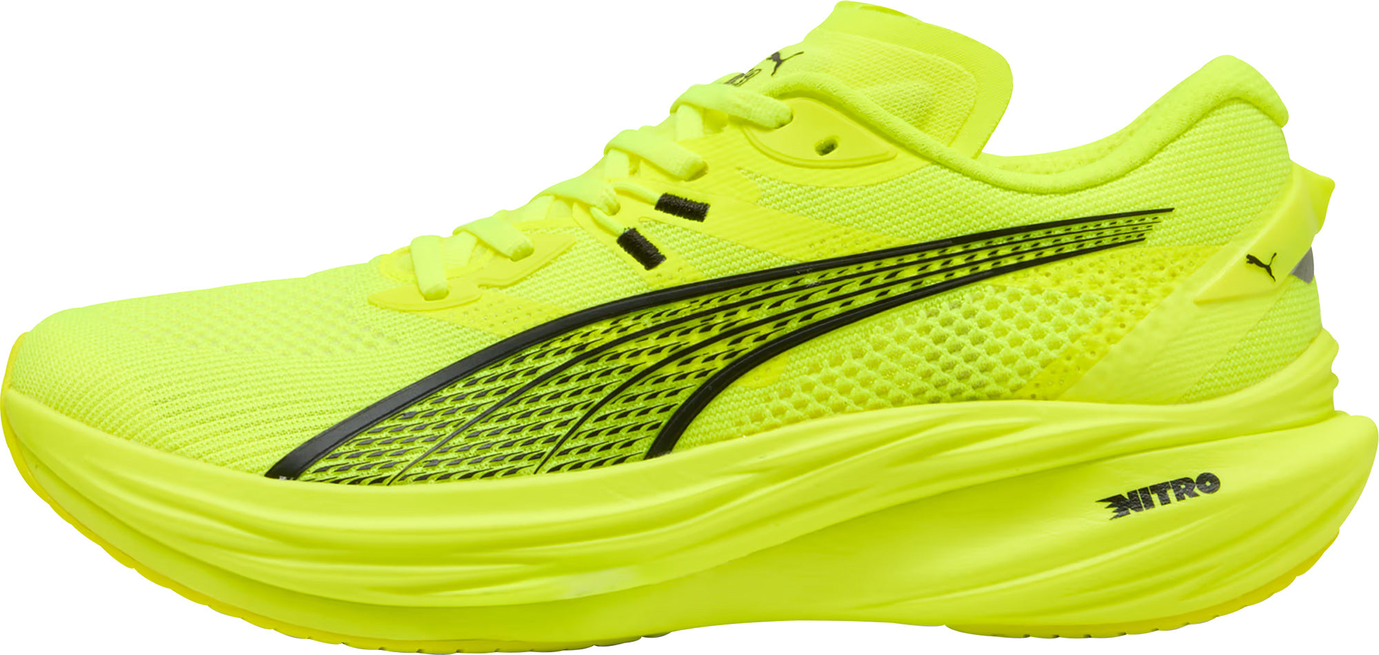 Puma Deviate Nitro 3 Mens Running Shoes Yellow Start Fitness