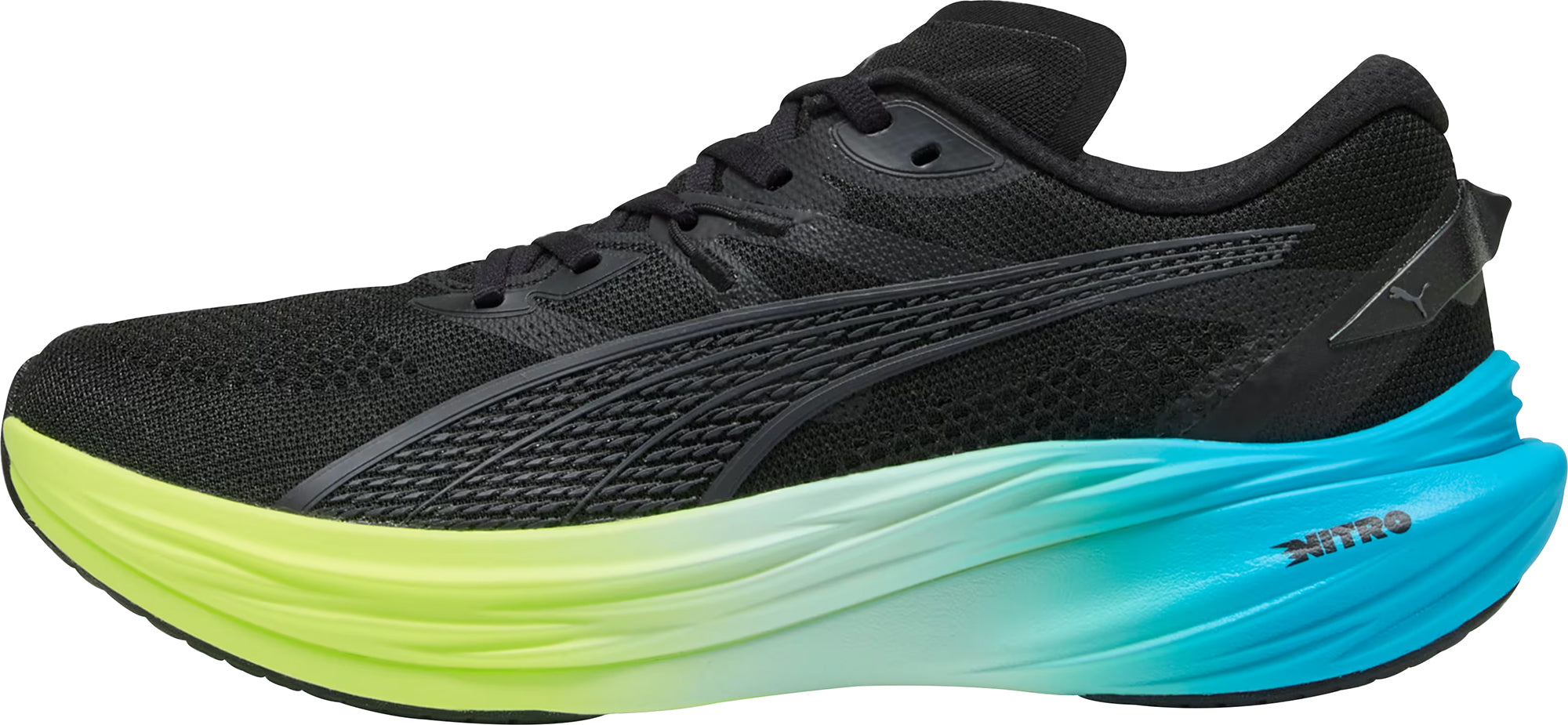 Deviate4 Puma Deviate Nitro 3 Mens Running Shoes - Black – Start Fitness