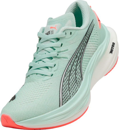 Puma Deviate Nitro 3 Womens Running Shoes - Green