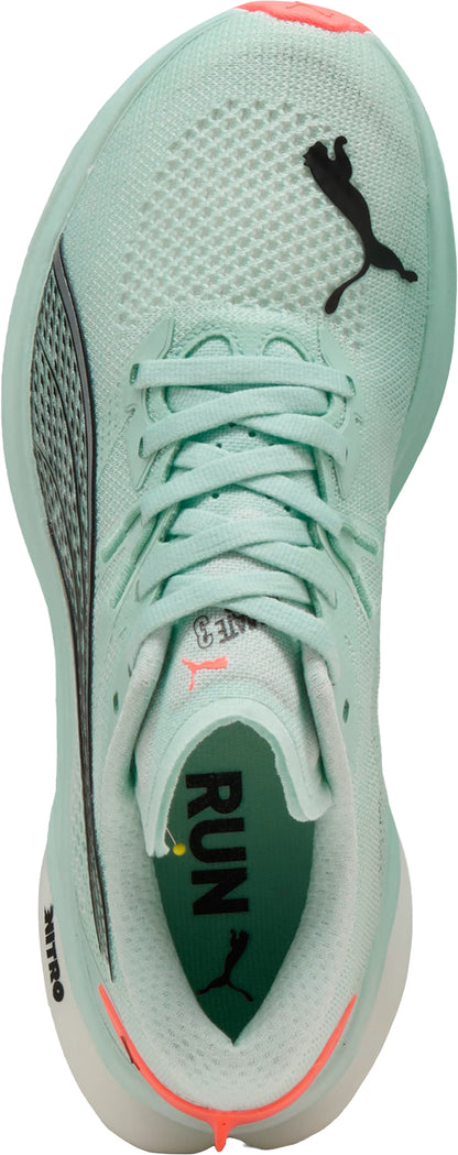 Puma Deviate Nitro 3 Womens Running Shoes - Green