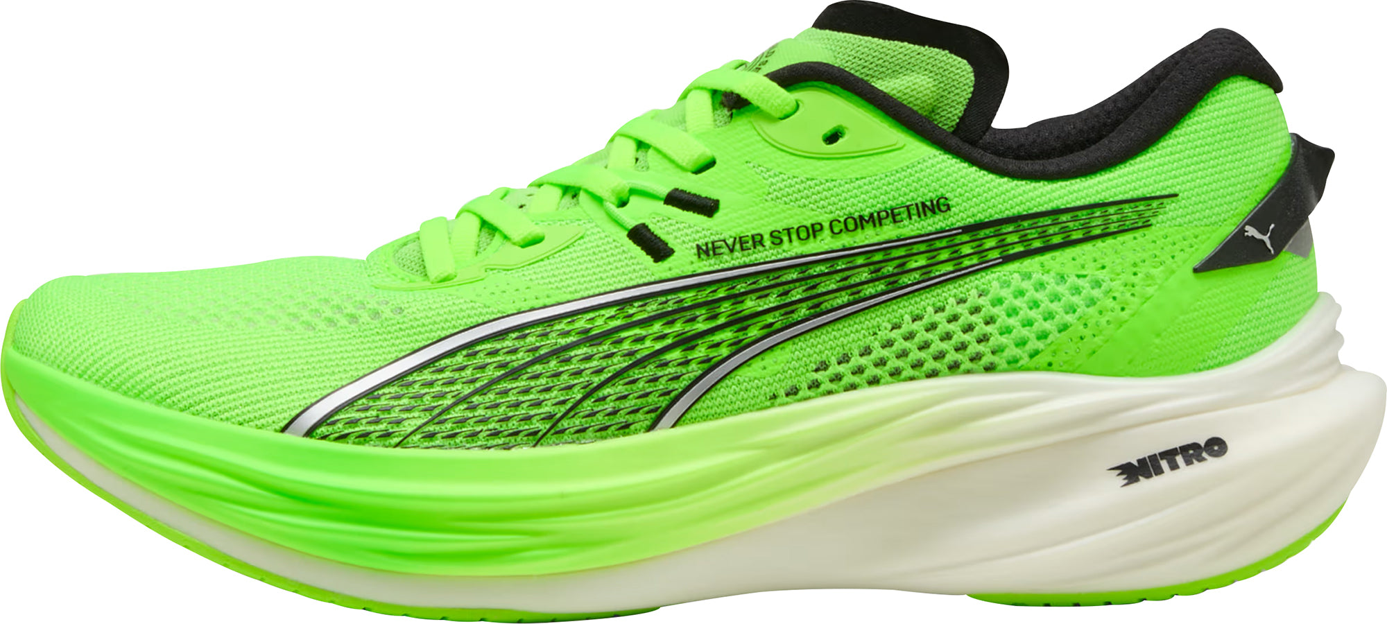 Puma Deviate Nitro 3 HYROX Mens Running Shoes - Green