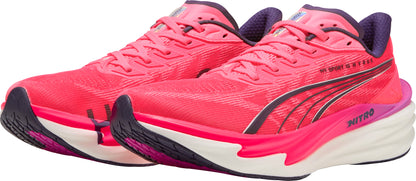 Puma Deviate Nitro 4 HYROX Mens Running Shoes - Pink