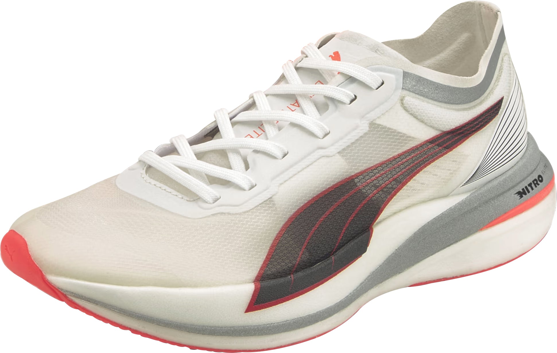 Puma Deviate Nitro Elite Racer Womens Running Shoes White