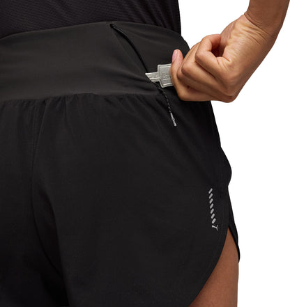 Puma DreamRun dryCELL 3 Inch Womens Running Shorts - Black