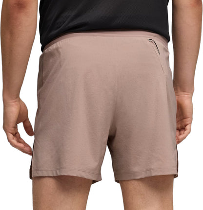 Puma DreamRun dryCELL 5 Inch Mens Running Shorts - Brown