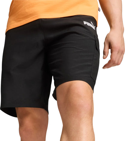 Puma Essentials Woven Mens Cargo Shorts - Black