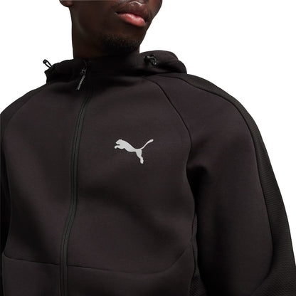 Puma EvoStripe Full Zip Mens Training Hoody - Black