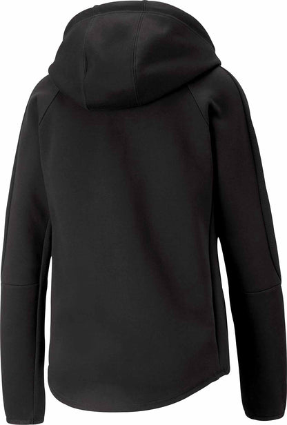 Puma EvoStripe Full Zip Womens Training Hoody - Black