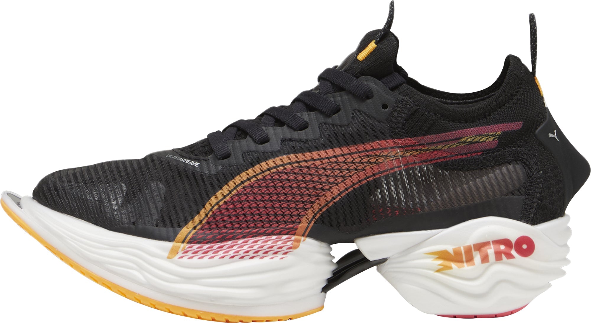 Puma Fast R Exploded View Puma Fast-R Nitro Elite 2 Womens Running Shoes - Black – Start Fitness