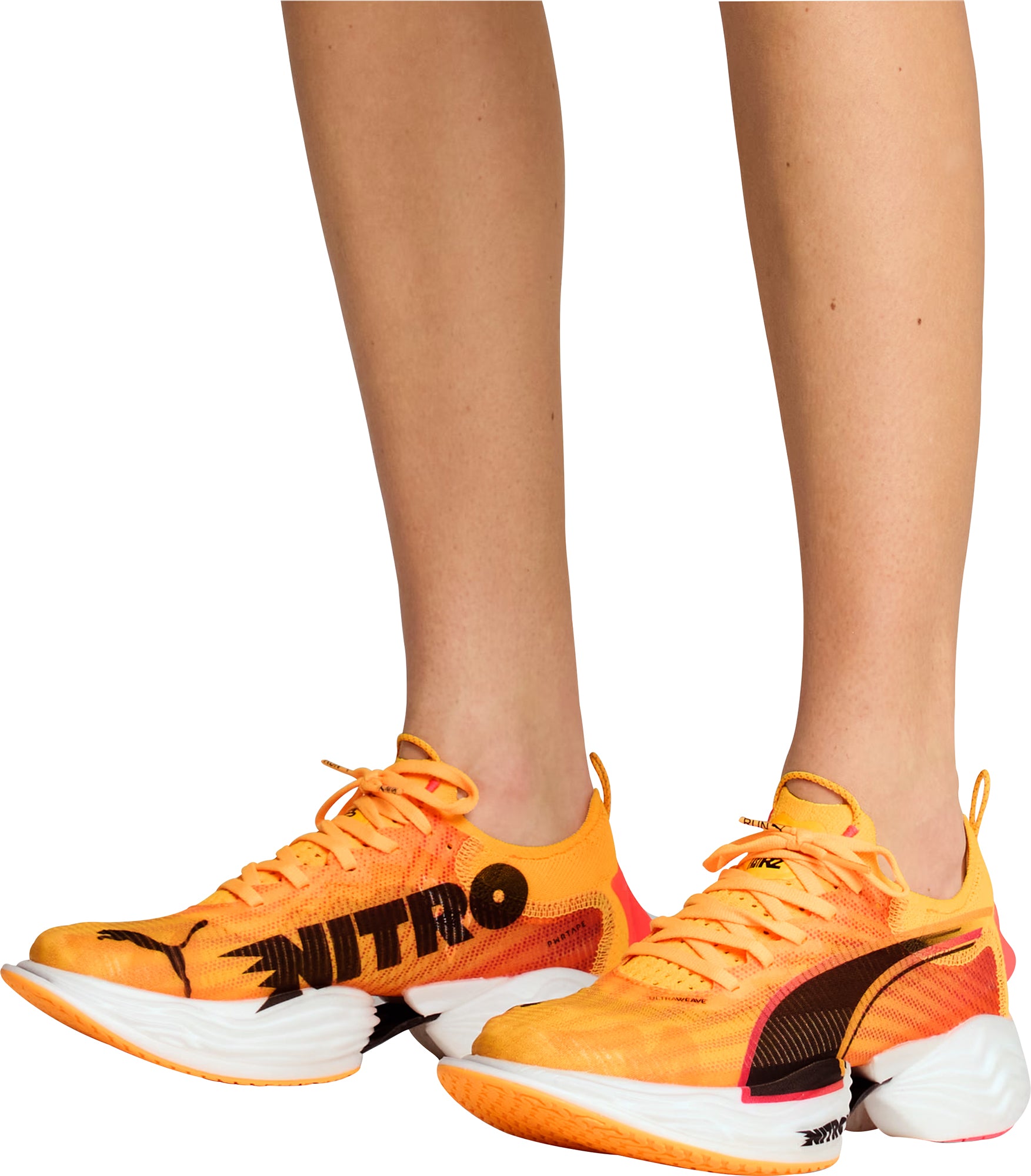 Puma Fast R Nitro Elite 2 Womens Running Shoes Orange Start Fitness