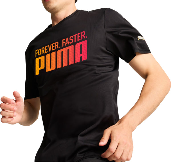 ★★PUMA★★ Men's Running Favorites Forever Fester Short Sl Puma Favourite Forever Faster Short Sleeve Mens Running Top