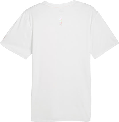 Puma Favourite Forever Faster Short Sleeve Mens Running Top - White
