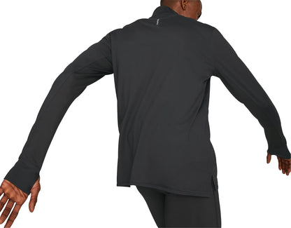 Puma Favourite Half Zip Long Sleeve Mens Running Top - Black