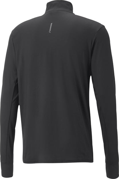 Puma Favourite Half Zip Long Sleeve Mens Running Top - Black