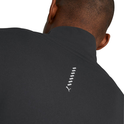 Puma Favourite Half Zip Long Sleeve Mens Running Top - Black