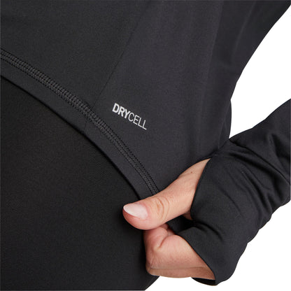 Puma Favourite Half Zip Long Sleeve Womens Running Top - Black