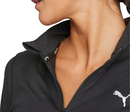 Puma Favourite Half Zip Long Sleeve Womens Running Top - Black