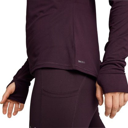 Puma Favourite Half Zip Long Sleeve Womens Running Top - Purple