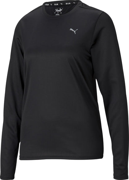 Puma Favourite Long Sleeve Womens Running Top - Black