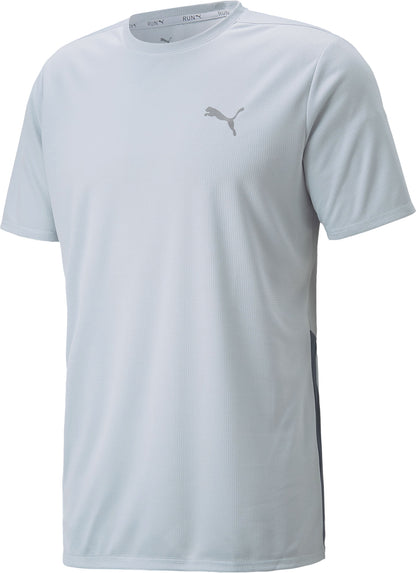 Puma Favourite Short Sleeve Mens Running Top - Grey