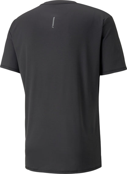 Puma Favourite Short Sleeve Mens Running Top - Black