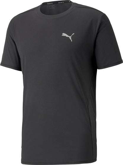 Puma Favourite Short Sleeve Mens Running Top - Black