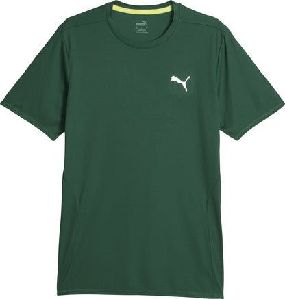 Puma Favourite Short Sleeve Mens Running Top - Green