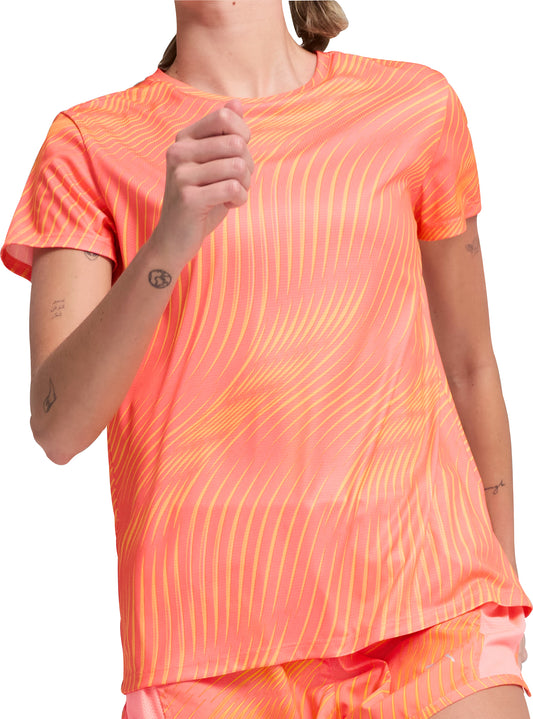 Puma Favourite Short Sleeve Womens Running Top - Orange