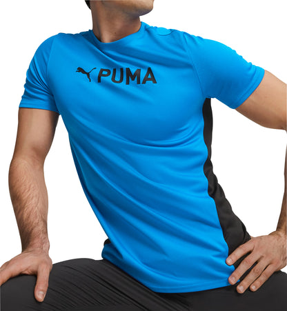 Puma Fit UltraBreath Short Sleeve Mens Training Top - Blue