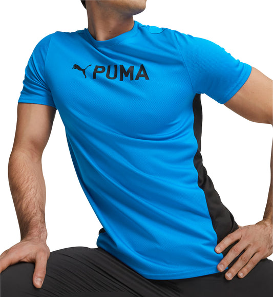 Puma Fit UltraBreath Short Sleeve Mens Training Top - Blue