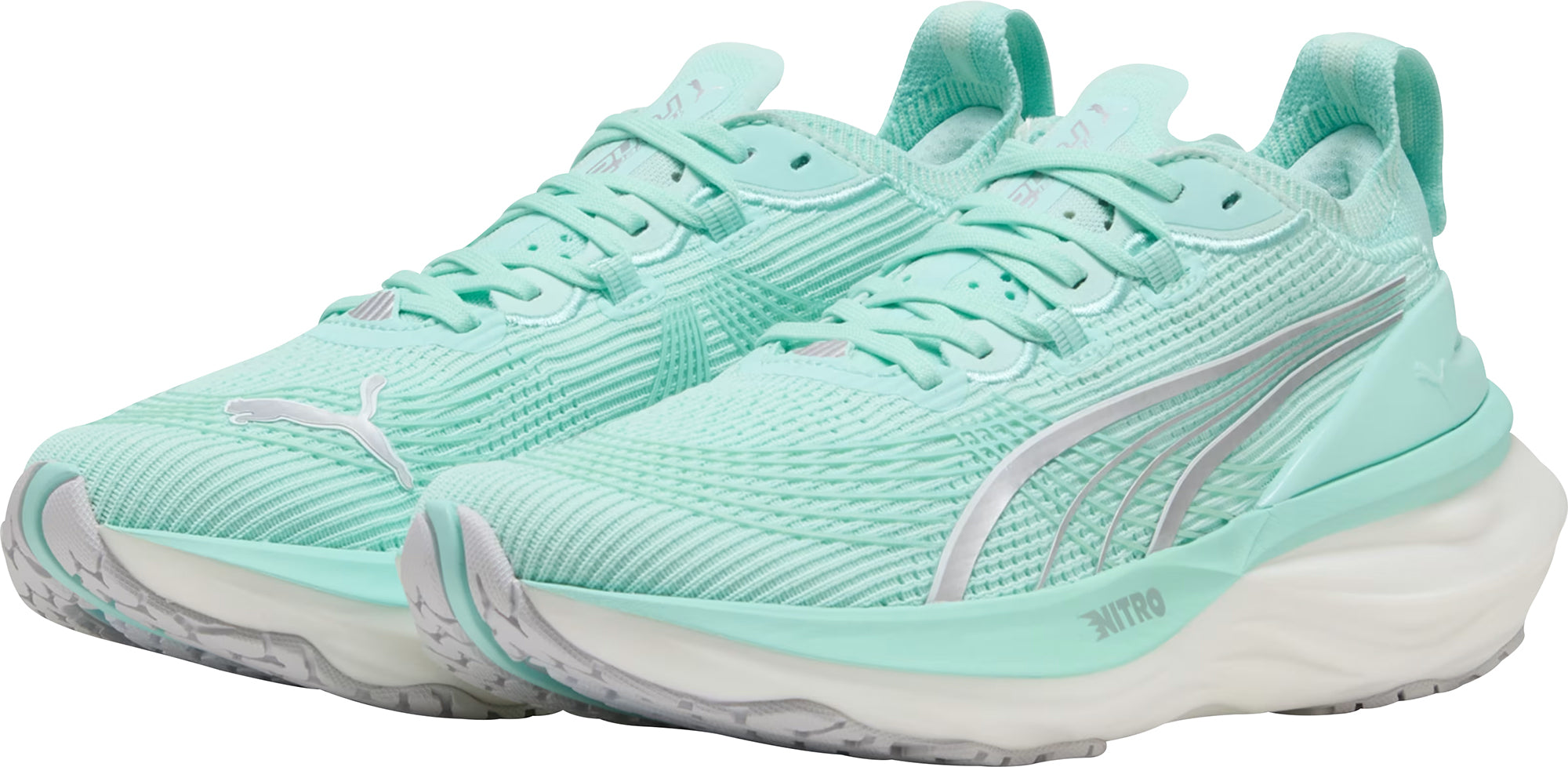 ★ PUMA★ Forever Run Nitro 2 Women's Mint Silver 31047114 ForeverRun NITRO™ 2 Women's Running Shoes | PUMA