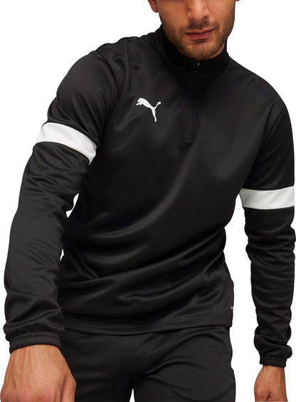 Puma IndividualRISE Half Zip Long Sleeve Mens Training Top - Black