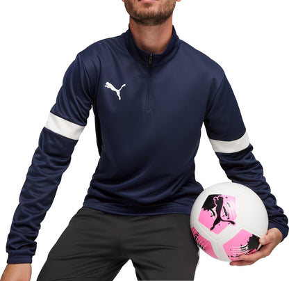 Puma IndividualRise Half Zip Long Sleeve Mens Training Top - Blue