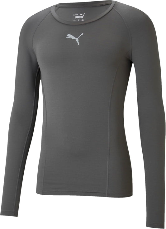 Puma Liga Baselayer Long Sleeve Mens Training Top - Grey