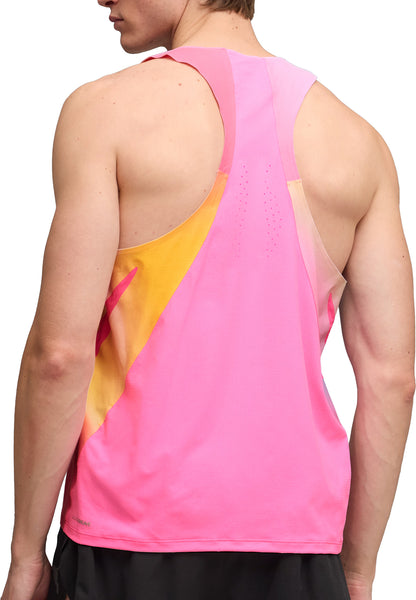 Puma LightSpeed UltraWeave Graphic Mens Running Vest - Pink