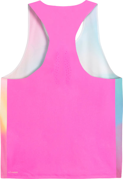 Puma LightSpeed UltraWeave Graphic Mens Running Vest - Pink