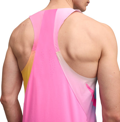 Puma LightSpeed UltraWeave Graphic Mens Running Vest - Pink