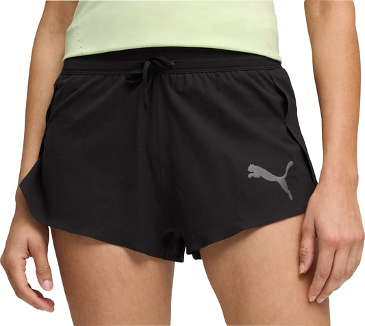 Puma LightSpeed UltraWeave 2 Inch Womens Running Shorts - Black