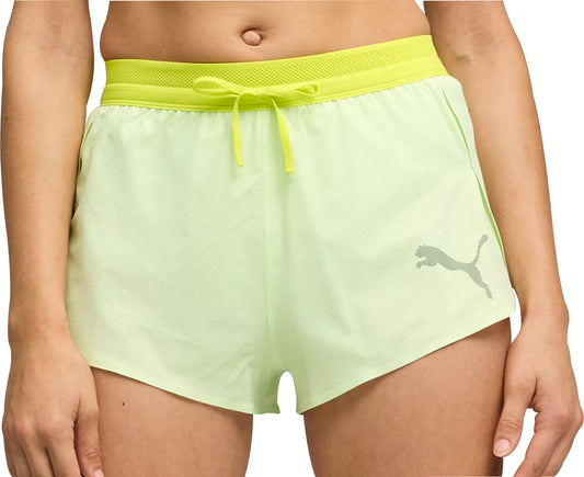 Puma LightSpeed UltraWeave 2 Inch Womens Running Shorts - Green