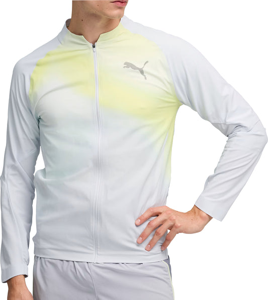 Puma LightSpeed Ultraweave Graphic Mens Runninacket - Grey