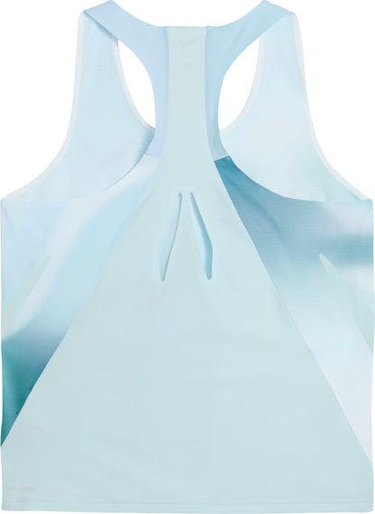 Puma LightSpeed UltraWeave Graphic Womens Running Vest Tank Top - Blue