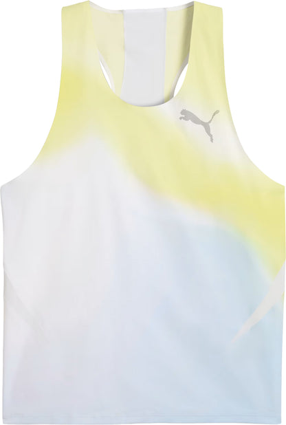 Puma LightSpeed UltraWeave Graphic Mens Running Vest - Grey