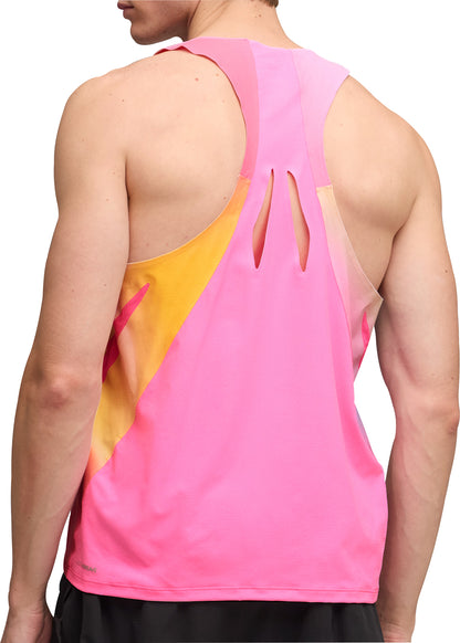 Puma LightSpeed UltraWeave Graphic Mens Running Vest - Pink