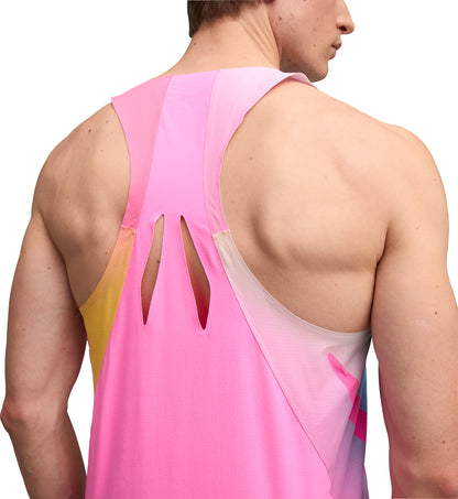 Puma LightSpeed UltraWeave Graphic Mens Running Vest - Pink